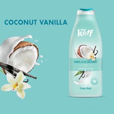 Vanilla Coconut Body Wash | 16 oz | Keff - ShopGalil